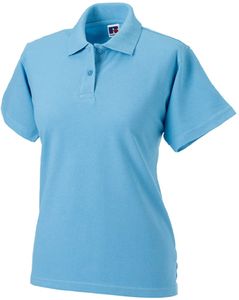 Russell RU569F - Classic Cotton Polo Woman Sky