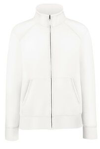 Fruit of the Loom SS310 - Premium 70/30 lady-fit sweatshirt jacket White