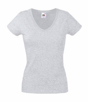 Fruit of the Loom SS047 - Lady-fit valueweight v-neck tee