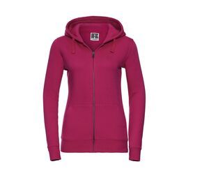 Russell J266F - Womens authentic zipped hooded sweatshirt