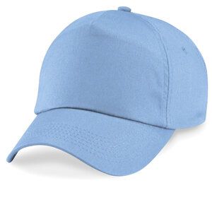 Beechfield B10b - Children's 5 Panel Cap 100% cotton Sky Blue