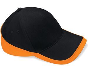 Beechfield BC171 - Teamwear competition cap Black/ Orange
