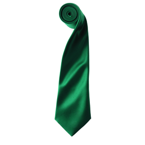 Premier PR750 - Colours satin tie Bottle green