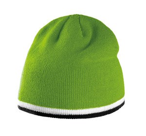 K-up KP515 - BEANIE HAT WITH BI-COLOUR BOTTOM BAND