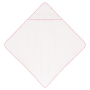 Kariban K124 - BABIES' HOODED TERRY TOWEL White / Pink