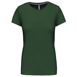 Kariban K380 - LADIES' SHORT SLEEVE CREW NECK T-SHIRT Forest Green