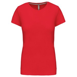 Kariban K380 - LADIES' SHORT SLEEVE CREW NECK T-SHIRT Red