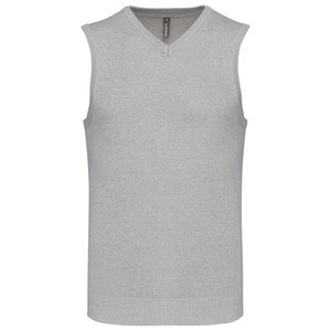 Kariban K969 - MEN'S SLEEVELESS JUMPER Mixed Grey