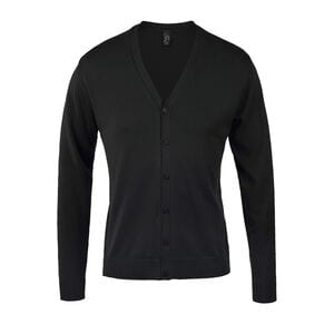 SOL'S 90011 - Golden Men V Neck Knitted Cardigan Black