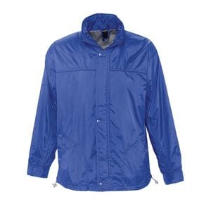 SOL'S 46000 - MISTRAL Jersey Lined Water Repellent Windbreaker Royal blue