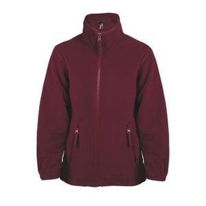 SOL'S 00589 - NORTH KIDS Kids' Zip Fleece Jacket Bordeaux