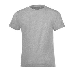 SOL'S 01183 - REGENT FIT KIDS Kids' Round Neck T Shirt Heather Gray