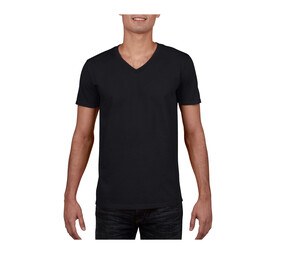 Gildan GN646 - Miesten V-aukkoinen t-paita 100% puuvillaa Black