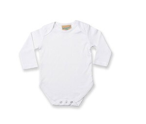 Larkwood LW052 - Long Sleeves Baby Bodysuit White
