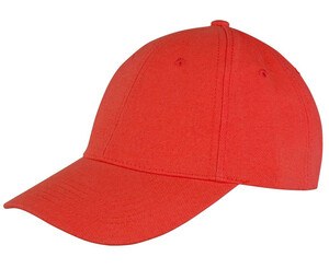 Result RC081 - Visor Cap 6 Panels 100% Cotton Red