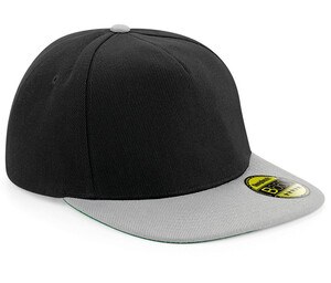 Beechfield BF660 - Original flat peak snapback Black/Light Grey