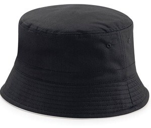 Beechfield BF686 - Reversible Bucket Hat Black/Light Grey