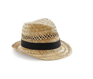 Beechfield BF730 - Straw Summer Trilby Natural