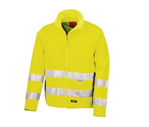 Result RS117 - Näkyvä, kevyt hengittävä tuulenpitävä takki Fluorescent Yellow