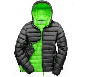 Result RS94F - Ladies' Snow Bird Padded Jacket Black/Lime