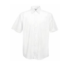 Fruit of the Loom SC415 - Poplin short sleeve shirt White