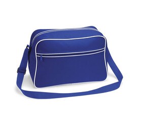 BagBase BG140 - Retro Shoulder Bag Royal/White