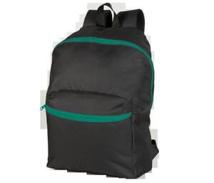 Black&Match BM903 - Daily Backpack Black/Kelly Green