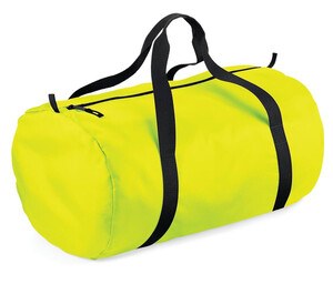 BagBase BG150 - Packaway Barrel Bag Fluorescent Yellow/Black