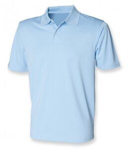 Henbury H475 - Men's Coolplus® Polo Shirt Light Blue