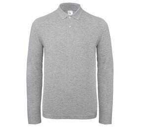 B&C ID1LS - ID 001 LSL men Heather Grey