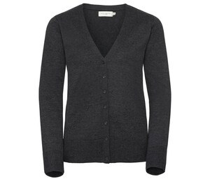 Russell Collection JZ715 - Ladies V-Neck Knitted Cardigan