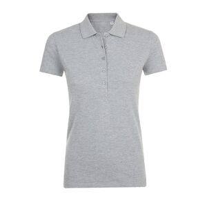 SOL'S 01709 - PHOENIX WOMEN Cotton Elastane Polo Shirt Mixed Grey