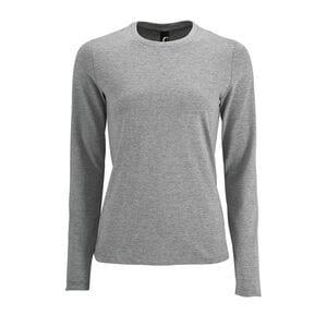 SOL'S 02075 - Imperial LSL WOMEN Long Sleeve T Shirt Mixed Grey