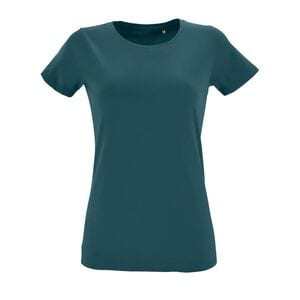 SOL'S 02758 - Regent Fit Women Round Collar Fitted T Shirt Duck Blue