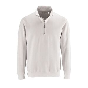 SOL'S 02088 - Stan Men's Zip High Collar Sweatshirt  White