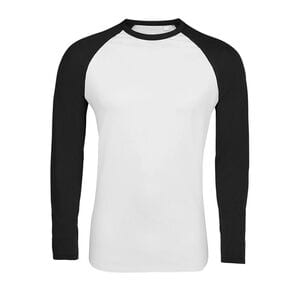 SOLS 02942 - Funky Lsl Mens Two Colour T Shirt With Long Raglan Sleeves