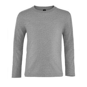 SOL'S 02947 - Imperial Lsl Kids Kids’ Long Sleeve T Shirt Mixed Grey