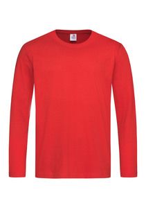 Stedman STE2500 - Classic men's long sleeve t-shirt Scarlet Red