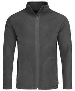 Stedman STE5030 - Polar Fleece Cardigan Active for him Grey Steel