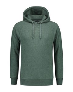 Lemon & Soda LEM3234 - Heavy Sweater Hooded Raglan for him Forest Green Heather