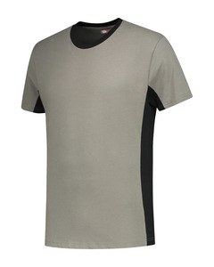 Lemon & Soda LEM4500 - T-shirt Workwear iTee SS Pearl Grey/BK