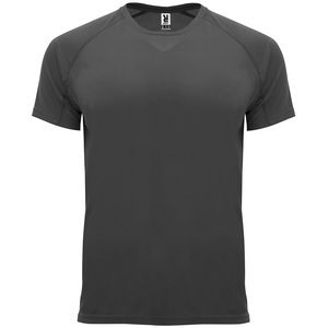 Roly CA0407 - BAHRAIN Technical short-sleeve raglan t-shirt black