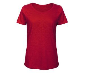 B&C BC047 - Naisten luomupuuvillainen t-paita Chic Red