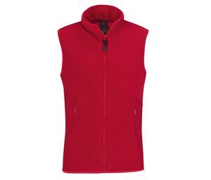 B&C BC620 - Miesten hihaton fleece Red