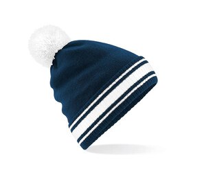 Beechfield BF472 - Beanie French Navy / White