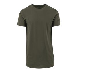 Build Your Brand BY028 - Pitkä t-paita Olive Green