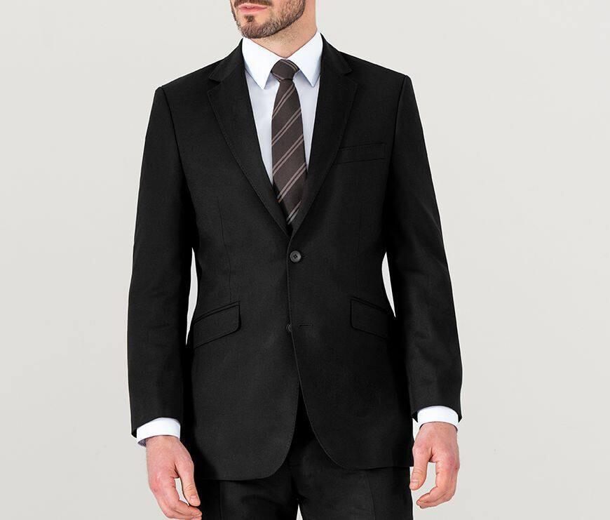 CLUBCLASS CCJ9502 - Titanium Fitted Suit Jacket