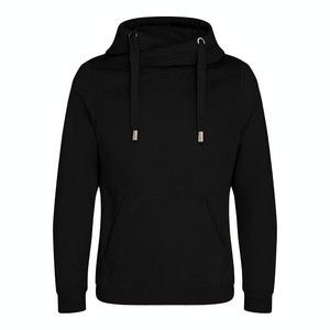 AWDIS JUST HOODS JH021 - Cross-kauluspaita Jet Black