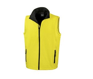 Result RS232 - Miesten hihaton fleece Yellow / Black