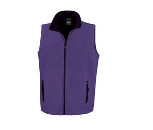 Result RS232 - Miesten hihaton fleece Purple/ Black